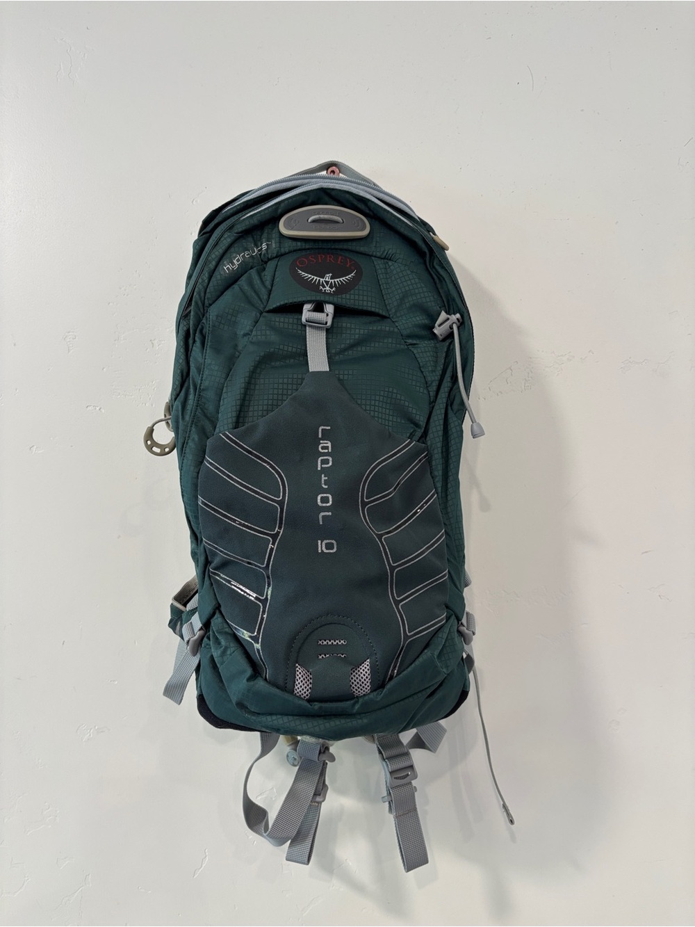 Osprey Raptor 10 Hydration Pack With Bladder Green Mountain Biking Backpack  M/L